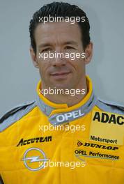 04.04.2002 Rust, Deutschland, Donnerstag, Portraittermin DTM, MANUEL REUTER / Opel Team Phoenix c xpb.cc Mail: info@xpb.cc  Datenbank: www.xpb.cc 