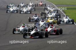 15.10.2006 Silverstone, England,  Sunday, Start Race 2 - British Formula BMW Championship 2006 at Silverstone, England