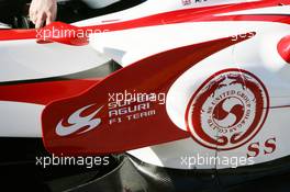 14.03.2007 Melbourne, Australia,  Super Aguri F1 Team, SA07, Detail, Launch