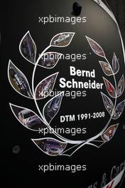 26.10.2008 Hockenheim, Germany,  Special carroof of Bernd Schneider (GER), Team HWA AMG Mercedes, AMG Mercedes C-Klasse on the occasion of his very last DTM race. - DTM 2008 at Hockenheimring, Germany