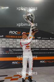 04.11.2009 Beijing, China,  Mattias Ekstrom (SWE) wins - Race of Champions, The Birds Nest Stadium, Beijing