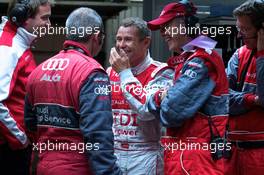 04-11.06.2010 Le Mans, France, Tom Kristensen and Dr. Wolfgang Ullrich after a pit stop - 24 Hour of Le Mans 2010