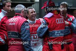 04-11.06.2010 Le Mans, France, Tom Kristensen and Dr. Wolfgang Ullrich after a pit stop - 24 Hour of Le Mans 2010
