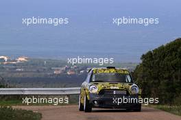 25.10.2010 Sassari, Sardinia, - Mini Countryman WRC 25 testing