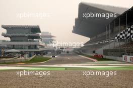 26.10.2011 New Delhi, India, Track atmosphere - Formula 1 World Championship, Rd 17, Indian Grand Prix, Wednesday