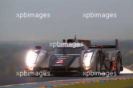 06.-12.06.2011 Le Mans, France, Race, #2 Audi Sport Team Joest Audi R18 TDI: Marcel Faessler, Andre Lotterer, Benoit Treluyer - 24 Hour of Le Mans 2011