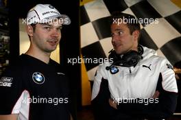 Alexander Mies (GER) #235 BMW Motorsport BMW M235i Racing and Nico Amende (GER) BMW Motorsport 20.06.2014. ADAC Zurich 24 Hours, Dunlop Press Conference, Nurburgring, Germany