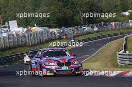 #235 BMW Motorsport BMW M235i Racing: Marcus Schurig, Alex Hofmann, Jethro Bovingdon, Alexander Mies  21.06.2014. ADAC Zurich 24 Hours, Nurburgring, Germany