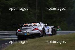#25 Marc VDS Racing BMW Z4 GT3: Maxime Martin, Jörg Müller, Uwe Alzen, Marco Wittmann  19.06.2014. ADAC Zurich 24 Hours, Nurburgring, Germany