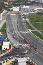 #84 HTP MOTORSPORT (DEU) MERCEDES SLS AMG GT3 MAXIMILIAN GOTZ (DEU) MAXIMILIAN BUNK (DEU) 01-02.11.2014. Blancpain World Challenge, Baku, Azerbaijan.