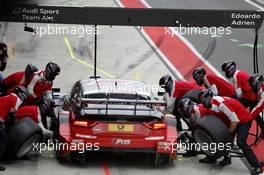 Pitstop, Miguel Molina (ESP) Audi Sport Team Abt Audi RS 5 DTM 11.07.2014, Moscow Raceway, Moscow, Russia, Friday.