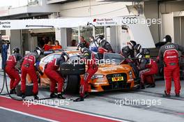 Pitstop, Jamie Green (GBR) Audi Sport Team Abt Sportsline Audi RS 5 DTM 12.07.2014, Moscow Raceway, Moscow, Russia, Saturday.