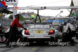 Pitstop, Paul Di Resta (GBR) Mercedes AMG DTM-Team HWA DTM Mercedes AMG C-Coupé 01.08.2014, Red Bull Ring, Spielberg, Austria, Friday.