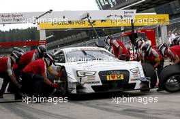 Pitstop, Nico Müller (SUI) Audi Sport Team Rosberg Audi RS 5 DTM 01.08.2014, Red Bull Ring, Spielberg, Austria, Friday.