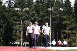 Robert Wickens (CAN) Mercedes AMG DTM-Team HWA DTM Mercedes AMG C-Coupé, Trackwalk 01.08.2014, Red Bull Ring, Spielberg, Austria, Friday.