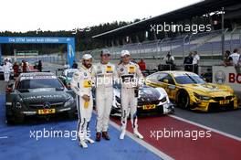 Qualifying, 2nd Timo Glock (GER) BMW Team MTEK BMW M3 DTM, 1st Robert Wickens (CAN) Mercedes AMG DTM-Team HWA DTM Mercedes AMG C-Coupé, 3rd Marco Wittmann (GER) BMW Team RMG BMW M4 DTM 02.08.2014, Red Bull Ring, Spielberg, Austria, Saturday.
