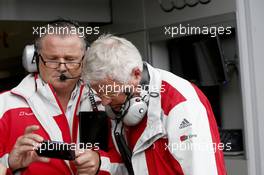 Karl Jennings and Arno Zensen, Audi Sport Team Rosberg 15.08.2014, Nürburgring, Nürburg, Germany, Friday.