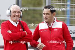 Dr. Wolfgang Ullrich (GER), Audi's Head of Sport and Hans-Jurgen Abt (GER), Teamchef Abt-Audi 27.09.2014, Zandvoort, Netherlands, Saturday.