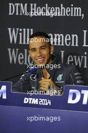 press Conference with Lewis Hamilton (UK), Formula One World Champion (2008) and WM leader 2014, 19.10.2014, Hockenheimring, Hockenheim