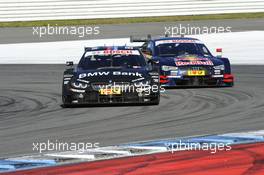 Bruno Spengler (CAN) BMW Team Schnitzer, BMW M4 DTM, Mattias Ekström (SWE) Audi Sport Team Abt Sportsline, Audi RS 5 DTM,  19.10.2014, Hockenheimring, Hockenheim