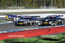 Christian Vietoris (GER) Original-Teile Mercedes AMG, DTM Mercedes AMG C-Coupé, Adrien Tambay (FRA) Audi Sport Team Abt, Audi RS 5 DTM,  19.10.2014, Hockenheimring, Hockenheim