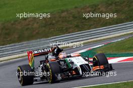 Nico Hulkenberg (GER) Sahara Force India F1 VJM07. 20.06.2014. Formula 1 World Championship, Rd 8, Austrian Grand Prix, Spielberg, Austria, Practice Day.