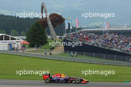Daniel Ricciardo (AUS) Red Bull Racing RB10. 20.06.2014. Formula 1 World Championship, Rd 8, Austrian Grand Prix, Spielberg, Austria, Practice Day.