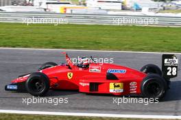 Gerhard Berger (AUT) is reunited with his Ferrari F1/87. 21.06.2014. Formula 1 World Championship, Rd 8, Austrian Grand Prix, Spielberg, Austria, Qualifying Day.