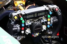 Caterham CT05 steering wheel. 19.06.2014. Formula 1 World Championship, Rd 8, Austrian Grand Prix, Spielberg, Austria, Preparation Day.