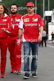 Kimi Raikkonen (FIN) Ferrari. 19.06.2014. Formula 1 World Championship, Rd 8, Austrian Grand Prix, Spielberg, Austria, Preparation Day.