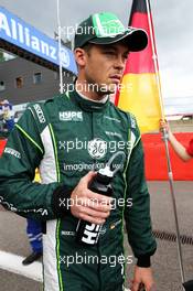 Andre Lotterer (GER) Caterham F1 Team on the grid. 24.08.2014. Formula 1 World Championship, Rd 12, Belgian Grand Prix, Spa Francorchamps, Belgium, Race Day.