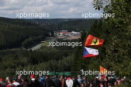 Fans. 24.08.2014. Formula 1 World Championship, Rd 12, Belgian Grand Prix, Spa Francorchamps, Belgium, Race Day.