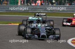 Nico Rosberg (GER) Mercedes AMG F1 W05. 24.08.2014. Formula 1 World Championship, Rd 12, Belgian Grand Prix, Spa Francorchamps, Belgium, Race Day.