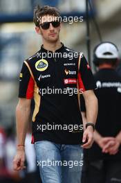Romain Grosjean (FRA) Lotus F1 Team. 07.11.2014. Formula 1 World Championship, Rd 18, Brazilian Grand Prix, Sao Paulo, Brazil, Practice Day.