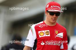 Kimi Raikkonen (FIN) Ferrari. 07.11.2014. Formula 1 World Championship, Rd 18, Brazilian Grand Prix, Sao Paulo, Brazil, Practice Day.