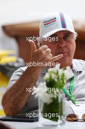 Luis Antonio Massa (BRA), father of Felipe Massa (BRA) Williams. 07.11.2014. Formula 1 World Championship, Rd 18, Brazilian Grand Prix, Sao Paulo, Brazil, Practice Day.