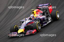 Daniel Ricciardo (AUS) Red Bull Racing RB10. 08.11.2014. Formula 1 World Championship, Rd 18, Brazilian Grand Prix, Sao Paulo, Brazil, Qualifying Day.