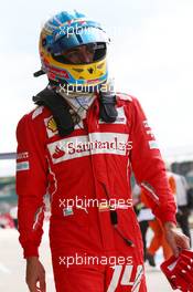 Fernando Alonso (ESP) Ferrari. 04.07.2014. Formula 1 World Championship, Rd 9, British Grand Prix, Silverstone, England, Practice Day.