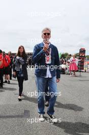 Eric Clapton (GBR) Rock Legend on the grid. 06.07.2014. Formula 1 World Championship, Rd 9, British Grand Prix, Silverstone, England, Race Day.