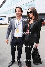 Tamara Ecclestone (GBR) with husband Jay Rutland (GBR). 06.07.2014. Formula 1 World Championship, Rd 9, British Grand Prix, Silverstone, England, Race Day.