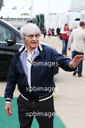 Bernie Ecclestone (GBR). 06.07.2014. Formula 1 World Championship, Rd 9, British Grand Prix, Silverstone, England, Race Day.