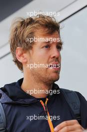 Sebastian Vettel (GER) Red Bull Racing. 06.07.2014. Formula 1 World Championship, Rd 9, British Grand Prix, Silverstone, England, Race Day.