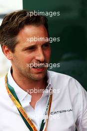 Christian Albers (NLD) Caterham F1 Team, Team Manager. 03.07.2014. Formula 1 World Championship, Rd 9, British Grand Prix, Silverstone, England, Preparation Day.