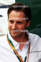 Christian Albers (NLD) Caterham F1 Team, Team Manager. 03.07.2014. Formula 1 World Championship, Rd 9, British Grand Prix, Silverstone, England, Preparation Day.