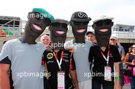 Fans in the pit lane. 03.07.2014. Formula 1 World Championship, Rd 9, British Grand Prix, Silverstone, England, Preparation Day.