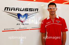 Alexander Rossi (USA) Marussia F1 Team Reserve Driver. 24.07.2014. Formula 1 World Championship, Rd 11, Hungarian Grand Prix, Budapest, Hungary, Preparation Day.