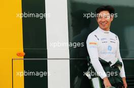 Kamui Kobayashi (JPN) Caterham. 24.07.2014. Formula 1 World Championship, Rd 11, Hungarian Grand Prix, Budapest, Hungary, Preparation Day.