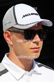 Kevin Magnussen (DEN) McLaren. 24.07.2014. Formula 1 World Championship, Rd 11, Hungarian Grand Prix, Budapest, Hungary, Preparation Day.