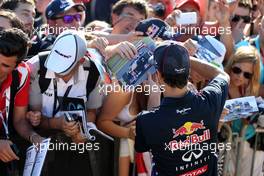 Daniel Ricciardo (AUS), Red Bull Racing  24.07.2014. Formula 1 World Championship, Rd 11, Hungarian Grand Prix, Budapest, Hungary, Preparation Day.