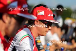 Kimi Raikkonen (FIN), Scuderia Ferrari  24.07.2014. Formula 1 World Championship, Rd 11, Hungarian Grand Prix, Budapest, Hungary, Preparation Day.